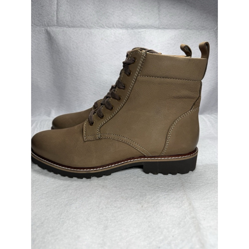 SoftWalk Icara Size 11 Women's Brown Leather Zipper Casual Dress Boots New